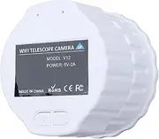 Telescope Eyepiece Camera, 4MP 2K Video Recording, Enabled, 800mAh Battery, 128GB Memory Card Slot, for Monoculars, Binoculars, Microscopes, Astronomical Telescopes (White)
