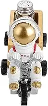 PAMINGONO 1 Set Creative Astronaut Spice Holder Portable Space Themed Condiment Jar Resin Kitchen Decor for Spices Items Unique Present for Friends Family Easy to Clean