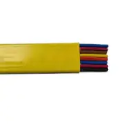 1000' 12/8 Flat Festoon Control Cable Yellow PVC Jacket 600V