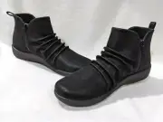 Cloudsteppers by Clarks Sillian Gemma Black Women's Ankle Boots-Size 7 NWB WIDE