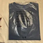 Yeezy Gap Engineered By Balenciaga Fleece Yoke Tee Bluestone Size XSMALL