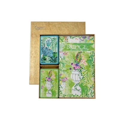 Caspari Large Type Bridge Gift Set, Jardin De Luxembourg (GS149J)