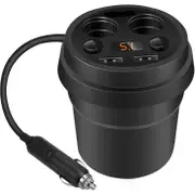 Bluetooth Car Charger 3 In 1 Dual Usb Charging 3.1A 12-24V