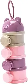Stackable Formula Dispenser - Portable Protein Storage Multi-Tier Milk Powder Container,Tiered Stackable Formula Organizer for Children, Mom, Parents, Wife