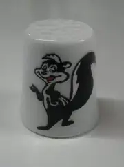 Up4Bid Pepe Le Pew Collectible Porcelain Thimble