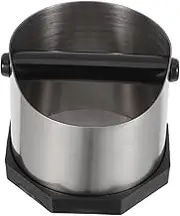 SOESFOUFU Box Stainless Steel Slag Powder Box Espresso Knocker Drawer Coffee Knockout Bucket Espresso Accessories Stainless Knocker Bucket Coffee Grounds Container Grounds Bin