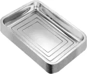 Stainless Metal Trays Stainless Steel Seed Starter Carry Tray Pots10-Pack