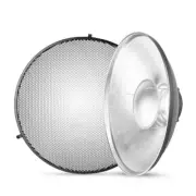 Universal Godox 42CM Inner Silver Radome Honeycomb Mesh with Soft Cloth Cover