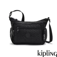在飛比找蝦皮商城優惠-Kipling『牛角包』經典黑菱格紋印花多袋實用側背包-GA
