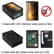 Host Pi 4B Ubuntu System With Case 3.5 Inch Kali Linux System LCD Display A