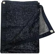 Cool Area 55% Sun Shade Cloth Mesh Tarp with Grommets for Plant Cover 6.5x10ft Patio Canopy Garden Pergola Greenhouse Car Barn Kennel Black