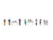 Noch 16275 HO/OO Gauge At the Buffet Themed Figure Set