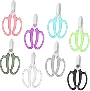 BESPORTBLE 8pcs Professional Gardening Scissors Durable Pruning Shears for Flower Arranging Trimming Plants and Harvesting Lightweight and Compact Design for Easy Use