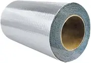 200mm*5M Waterproof Tape Butyl Rubber Aluminium Foil Roof Pipe Caravan Repair Flashing