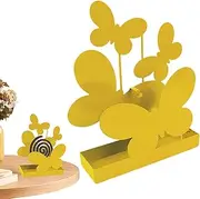 Fly Coil Holder - Creative Stainless Steel Coil Holder with Butterflies Design - Portable Lightweight Fly Repeller Accessory for Bedroom and Dining Room