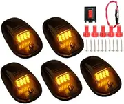 5PCS Applicable Roof Warning Light Cab Marker Roof 12LED Light F150 Dodge RAM car lights