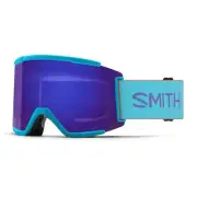 Smith Squad XL Snow Goggles, Olympic Blue Frame, ChromaPop Everyday Violet Mirro