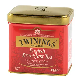 Twinings唐寧茶  英倫早餐茶 仕女伯爵茶 歐式大吉嶺茶 鐵盒裝100g