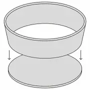 KitchenCraft Non-Stick Round Fluted Flan Tin Quiche Pan with Loose Base, 25 cm
