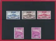 1948-53 PAKISTAN - SG Service 26b + 41/44 5 valori MNH/**