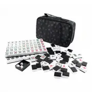 [Let's Play Games] LPG Mahjong Travel Case Classic Set with Black Tiles