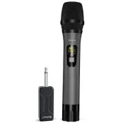 Wireless Microphone Only for Mic Input, UHF Metal Dynamic Handheld Multipurpo...