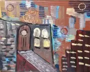 The Shelter, Acrylic Painting - 16x20 Hand Painted Artwork on Canvas