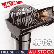4PCS Down Pipe Filter Guard Downpipe Gutter Balloon Leaf Debris Blockage Cloggs