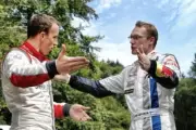 Kris Meeke Citroen DS3 WRC and Jari Matti Latvala Volkswagen- 2014 Rally Photo
