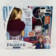 Disney Frozen II Queen Iduna's Knitted Scarf Craft Kit Learn To Knit Round Loom