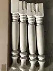 Farmhouse kitchen Table Legs- Wooden island Legs. Turned Legs. Boxwood 4 Pieces