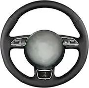 Steering Wheel Cover for Audi A1 8X A3 8V for Sportback A4 B8 for Saloon for Avant A5 8T A6 C7 A7 G8 A8 D4 S1 8X S3 S4 Car Accessory