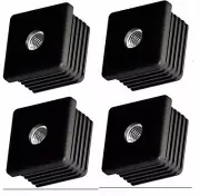 Square Threaded Tube Inserts - M8 Thread (Set of 4 Inserts)