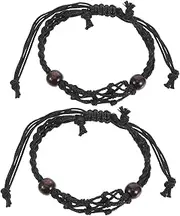 [GLSTOY] 2pcs Adjustable Crystal Cage Bracelet Holder Elastic Cord for Diy Jewelry Elastic Friendship Bracelet