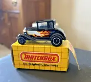 MATCHBOX SUPERFAST MB73 MODEL A HOT ROD BLACK VINTAGE 1979