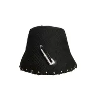 Autumn Linen Breathable Sunshade Fisherman Hat Net Celebrity Big Korean Version of Rhinestone Pin Fisherman Hat Japanese Simple