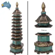(1) Pagoda Temple Ornament Feng Shui Statue Large