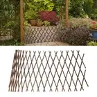 Expanding Bamboo Wooden Garden Fencing Trellis Plant Lattice Fence Panel