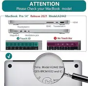Case MacBook Pro 14 Inch 2021 2022 Release Model A244 Illustrat Compatible with