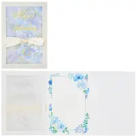 在飛比找誠品線上優惠-Sanrio結婚卡片/ 228-3/ 綁著緞帶的藍花束