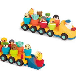 Battat 大風吹旋轉巴士 兒童玩具 造型玩具