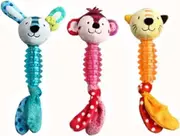 TPR Plush Chew Toys for Small and Medium Sized Dogs - Durable Squeaky Dog Toys
