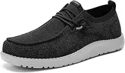 1TAZERO Wide-Shoes for Men-Slip on Loafers-Casual Walking - Wide Width Comfortable Orthopedic Shoes for Men with Arch Support for Plantar Fasciitis