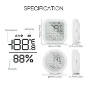 Digital LCD Display Smart Thermometer Hygrometer for Easy to Read Temperatures