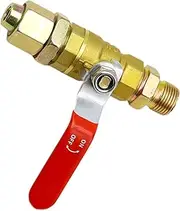 Gungtj Tire Brake Shut-Off Valve - Brass Thread Pipe Fitting | Heavy Duty Integrated Vehicle Repair Accessories for Truck and Van