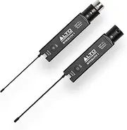 Alto Professional Stealth 1 - Mono UHF XLR Wireless Audio System, Transmitter and Receiver for Powered Speakers, Mixers and Dynamic Microphones, Black