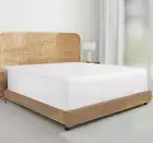 100% Organic Cotton Fitted Sheet Queen Size Only, Percale Queen Deep Pocket Fitt