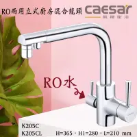 在飛比找蝦皮購物優惠-Caesar 凱撒 K205C K205CL 無鉛RO兩用立