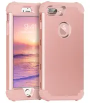 For iPhone 8 Plus iPhone 7 Plus Shockproof 3 in 1 Hybrid Hard PC Case Cover