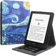 Nexue Stand Case for 6" All New Kindle 11th Generation 2022 Release - Premium PU Leather Cover Auto Sleep/Wake and Hands-Free Viewing,Only for Basic Kindle 2022 (Starry Sky)